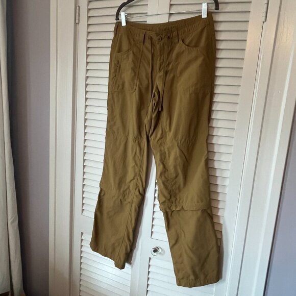 The North Face women's pants 8 nylon tan hiking gorpcore - Picture 2 of 13